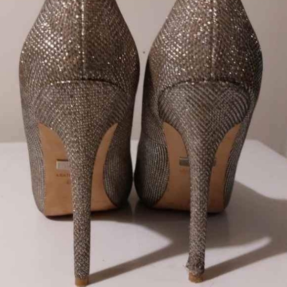 BADGLEY MISCHKA- SHIMMERY HIGH HEELS - Picture 3 of 4